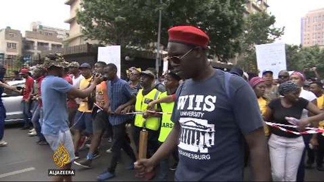 S Africa police criticised for response to university protests