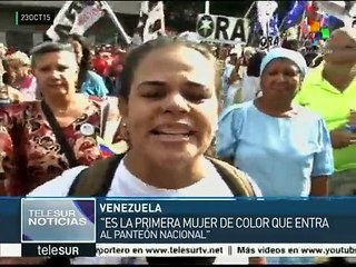 Venezuela: Juana "La Avanzadora" ya reposa en el Panteón Nacion