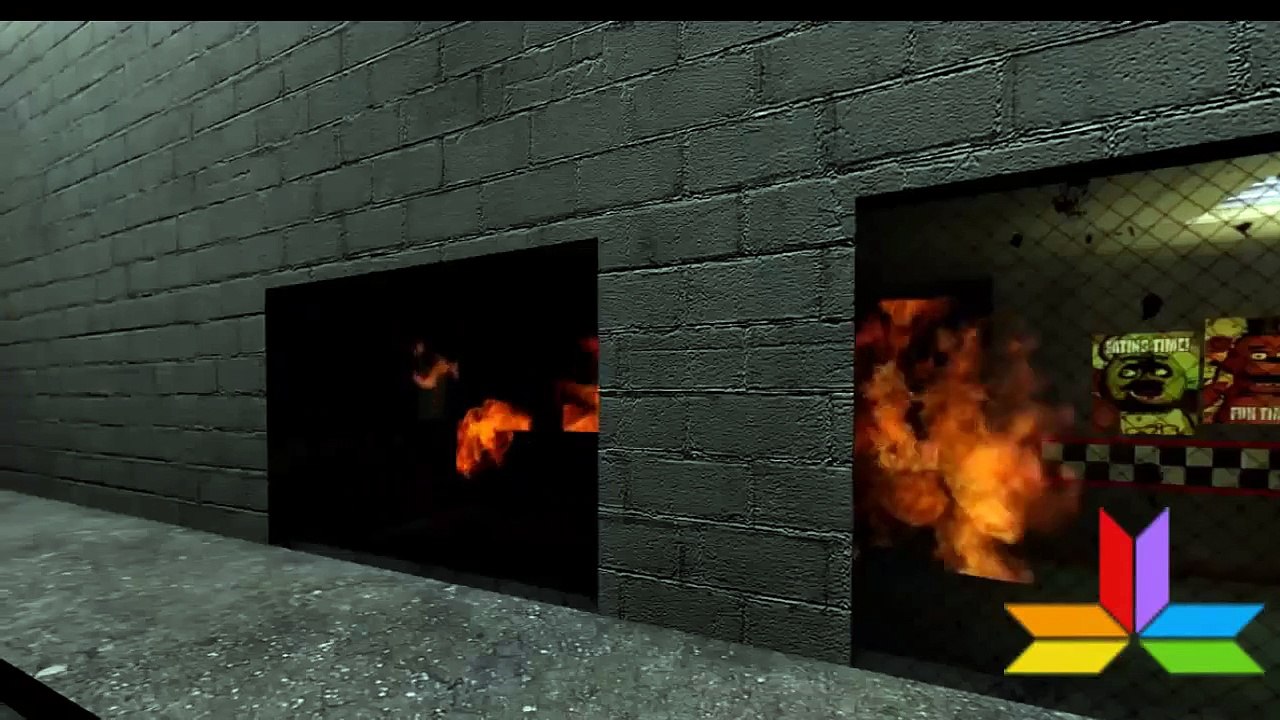 SFM FNAF Burnt Down