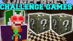 PopularMMOs Minecraft:THE JOKER CHALLENGE GAMES - Pat and Jen Lucky Block Mod GamingWithJen