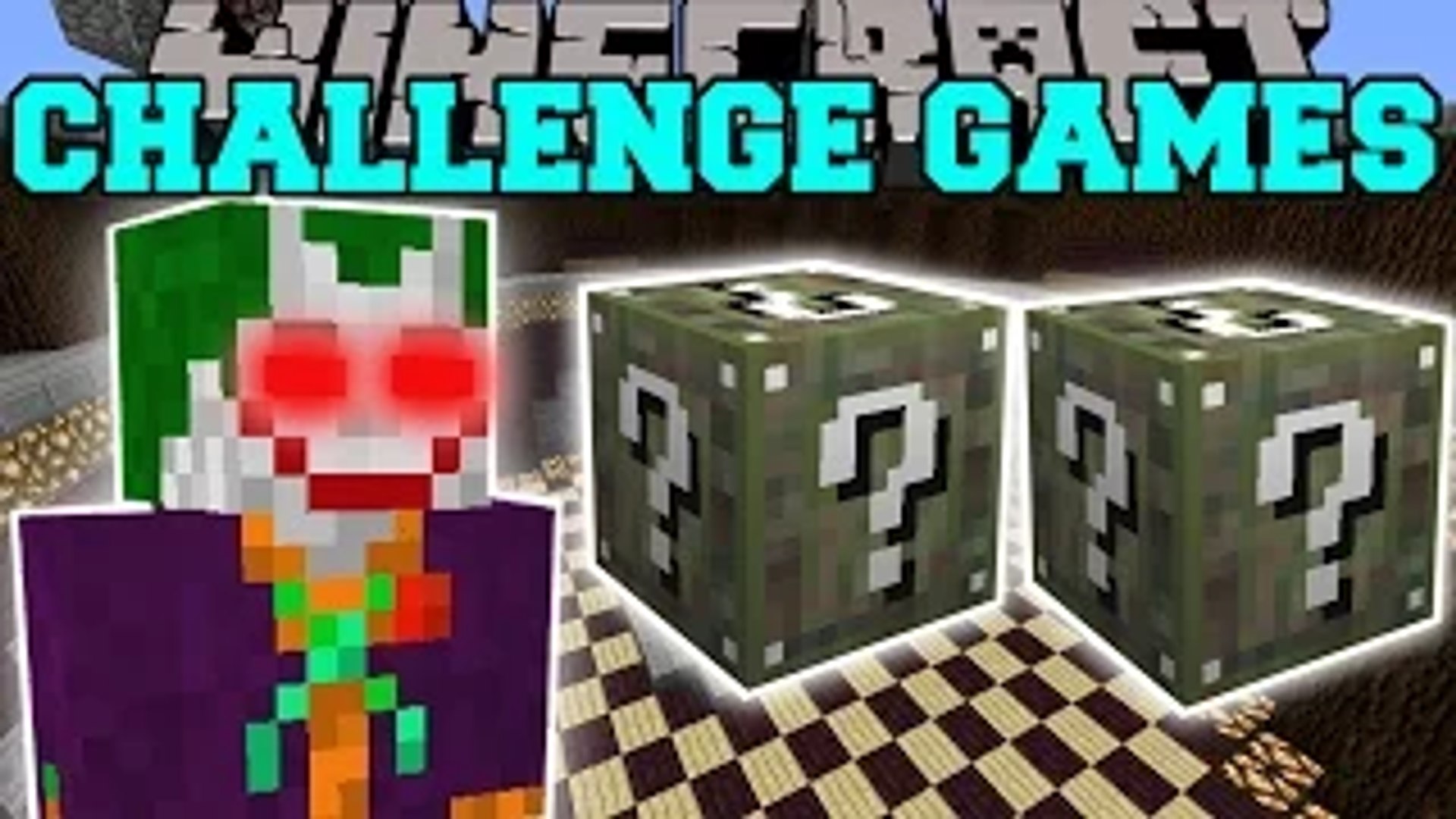 Popularmmos Minecraft The Joker Challenge Games Pat And Jen