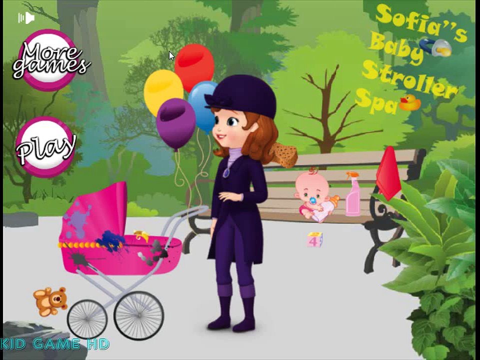 PRINCESA SOFIA | Sofia S Baby Stroller Spa | SOFIA THE FIRST | KID GAME HD