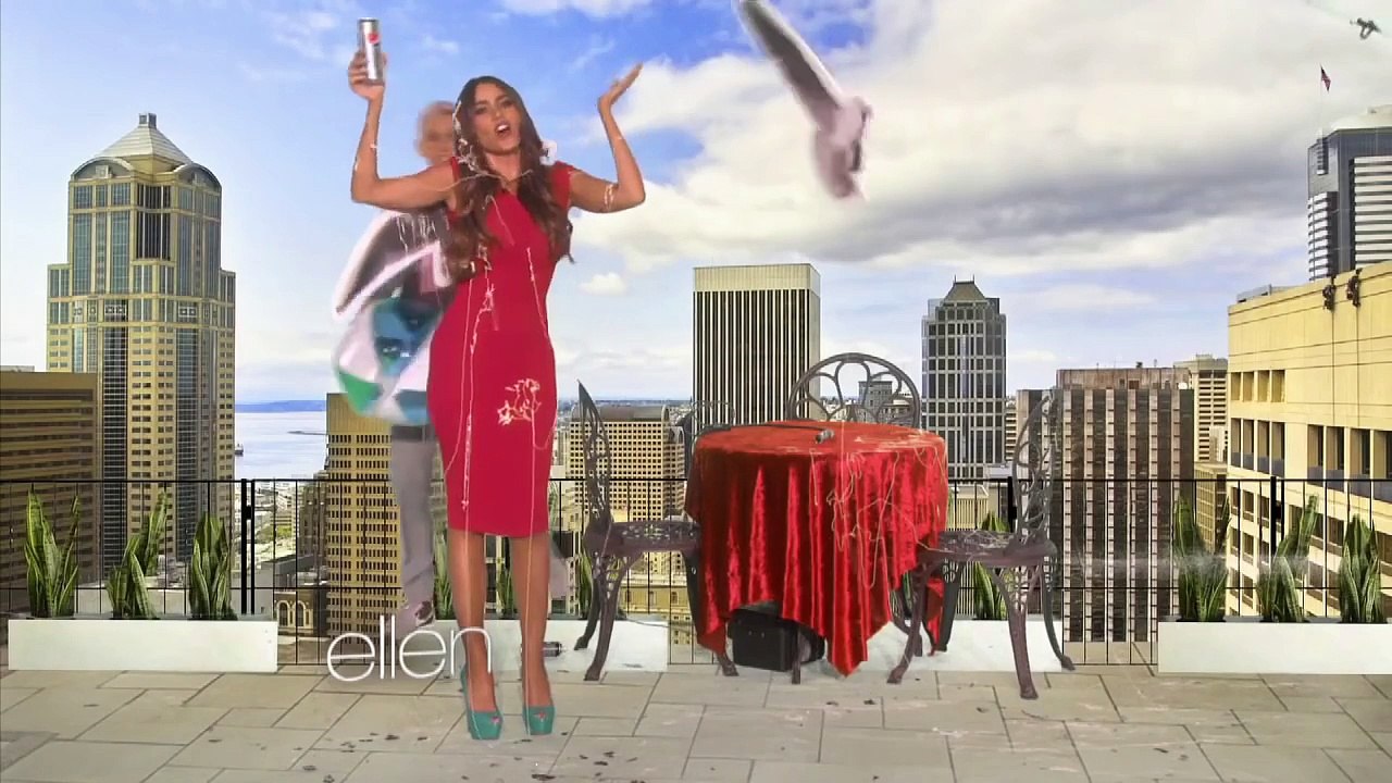 Ellen Interrupts Sofias Diet Pepsi Commercial