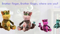 Talking Tom Finger Family Song Daddy Finger Nursery Rhymes Full animated cartoon english 2