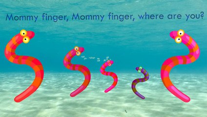 Snake Finger Family Song Snakelet Daddy Finger Neonate Nursery Rhymes Full animated cartoo