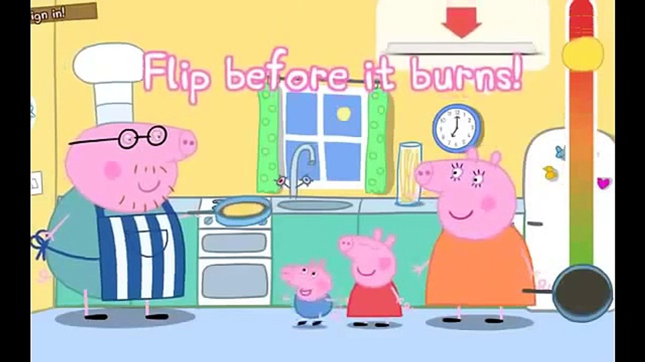 Pancake Game For Kids Peppa Pig English Episodes Games Compilation Pancake Game - Game For