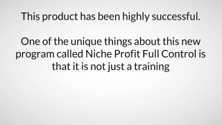 Adam Short Niche Profit Full Control Review
