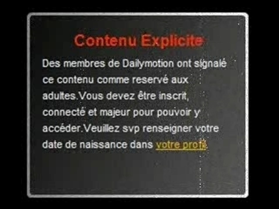 Mise au point !