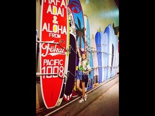 2NE1s Sandara Park flies to Hawaii for fashion shoot