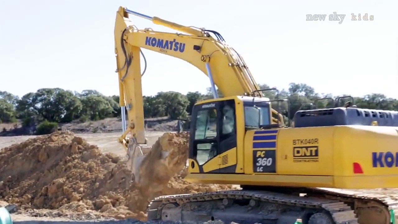Excavator Song Kids Truck Music Video