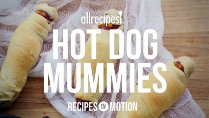 Halloween Recipes - How to Make Hot Dog Mummies
