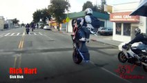 WCC Street Ride HD Motorcycle Stunt Riders Take Over San Fransico & Oakland CA Blox Starz