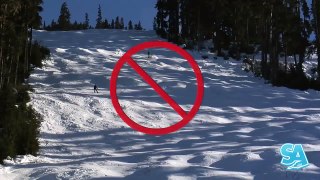 How to snowboard moguls and bumpy terrain free section