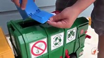 Toy Garbage Truck Videos for Children Toy Bruder Garbage Trucks for Kids (with Truck Wash)