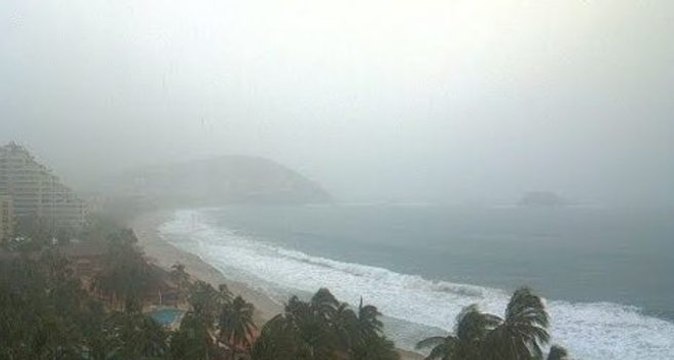 Storm Clouds Gather as Hurricane Patricia Approaches Mexico