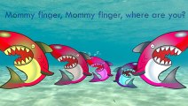 Shark Finger Family Songs for kids Daddy Finger Nursery Rhymes Full animated cartoon engli