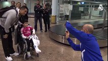 Don't miss this exclusive footage of the lovely surprise Cristiano Ronaldo gave to a young supporter.
