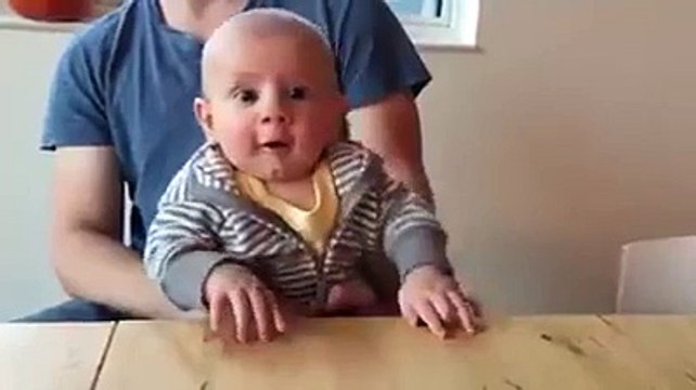 Baby is pretty awesome at playing air piano