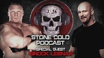 WWE Network: Stone Cold Podcast LIVE with Brock Lesnar - Next Monday after Raw