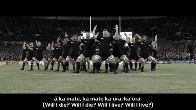 All Blacks Haka with translation
