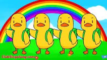 New Duck Five Little Ducks Counting Rhyme Educational Nursery Song Teach 123s Toddler Learning Video
