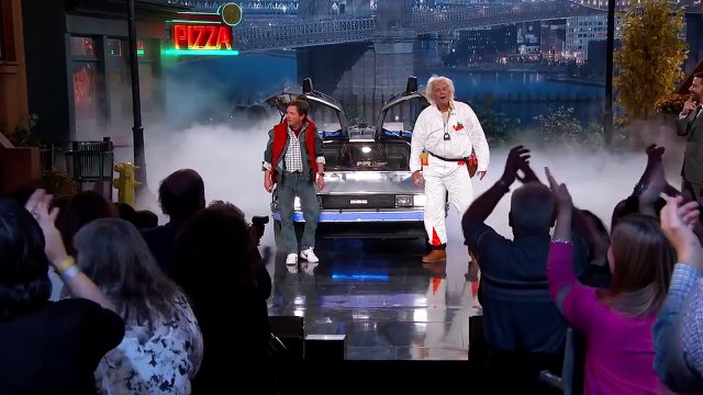Marty McFly & Doc Brown En visite chez Jimmy Kimmel