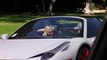 X17 EXCLUSIVE - Kylie Jenner Drives Freshly Painted $320K Ferrari With Top Down