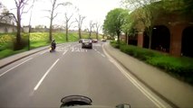 Motorcycle Hits Pedestrian | Old Lady Walks Through Traffic