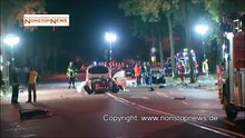 Acidente Incrível De Golf GTD Em Wolfsburg Alemanha (Imagens Fortes)