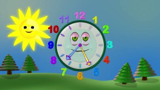 Kids Cartoons in 3D animation: Clock! {时钟时间}