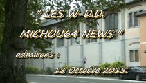 LES W-D.D. MICHOU NEWS - 18 OCTOBRE 2015 - PAU - TRAVAUX DU JEU DE PAUME -  POSE DE VITRAGES..