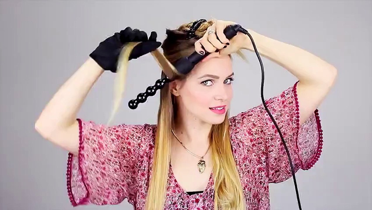 Easy Waterfall Braid + Perfect Beach Curls Tutorial