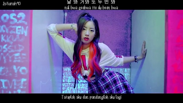 TWICE - Like OOH-AHH MV [ Romanization + Hangul + Indonesian subs] HD