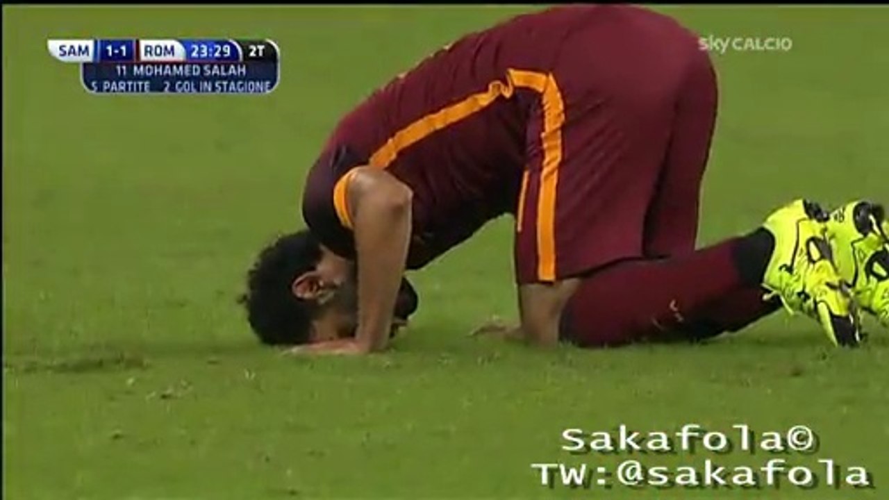 هدف صلاح ضد سامبدوريا