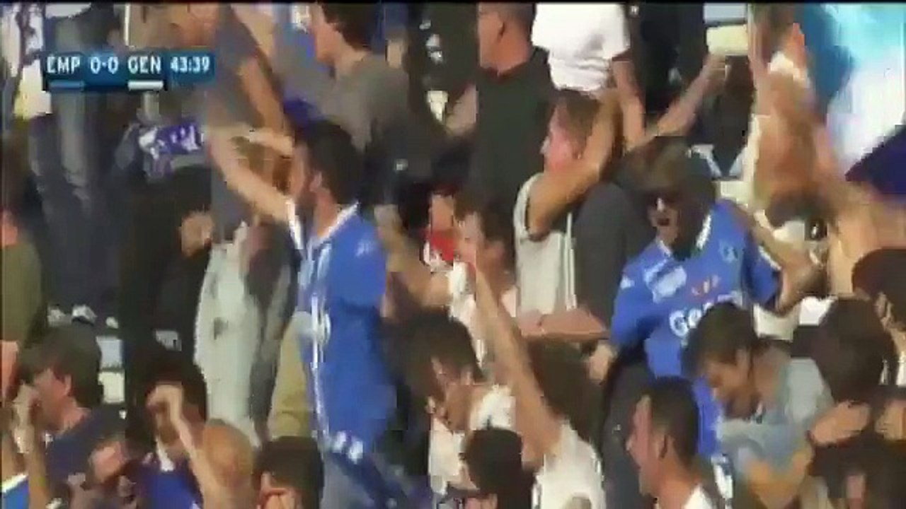 Rade Krunic Goal - Empoli vs Genoa 1-0 Serie A [24.10.2015]