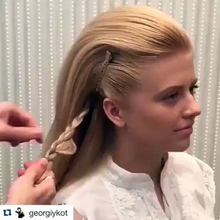 Easy and cute hairstyle - must watch