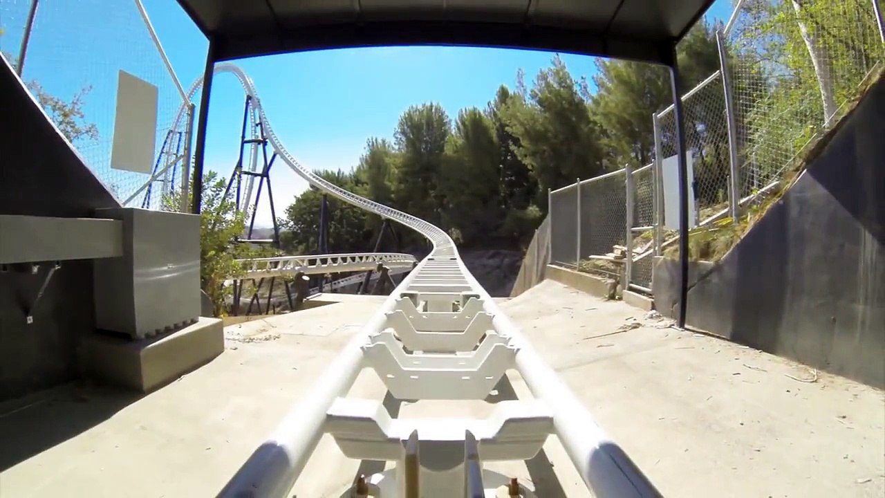 Full Throttle Roller Coaster REAL POV Six Flags Magic Mountain SFMM ...