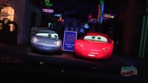 Full Ride: Radiator Springs Racers with source audio at night in Cars Land