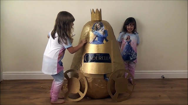 Disney Cinderella Movie Videos Super Giant Egg Surprise The Worlds Biggest EVER Play Doh K