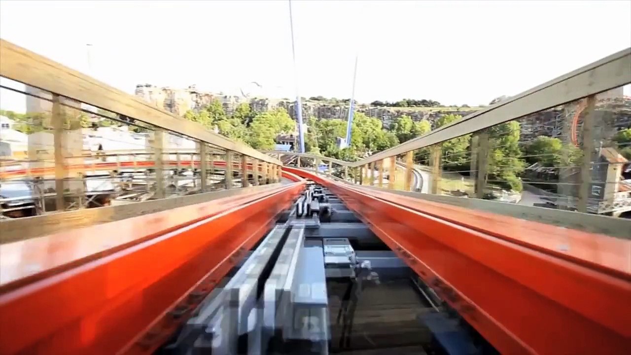 Iron Rattler REAL POV Six Flags Fiesta Texas Roller Coaster Rider Cam Off Ride