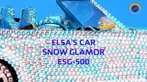 FROZEN ELSA CAR SNOW GLAMOR Make Your Own ToyCar Glitter Pearls Gems How To Disney