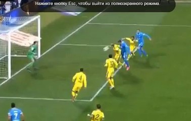 Гол Дзюбы Зенит 1 - 0  Анжи 24.10.2015