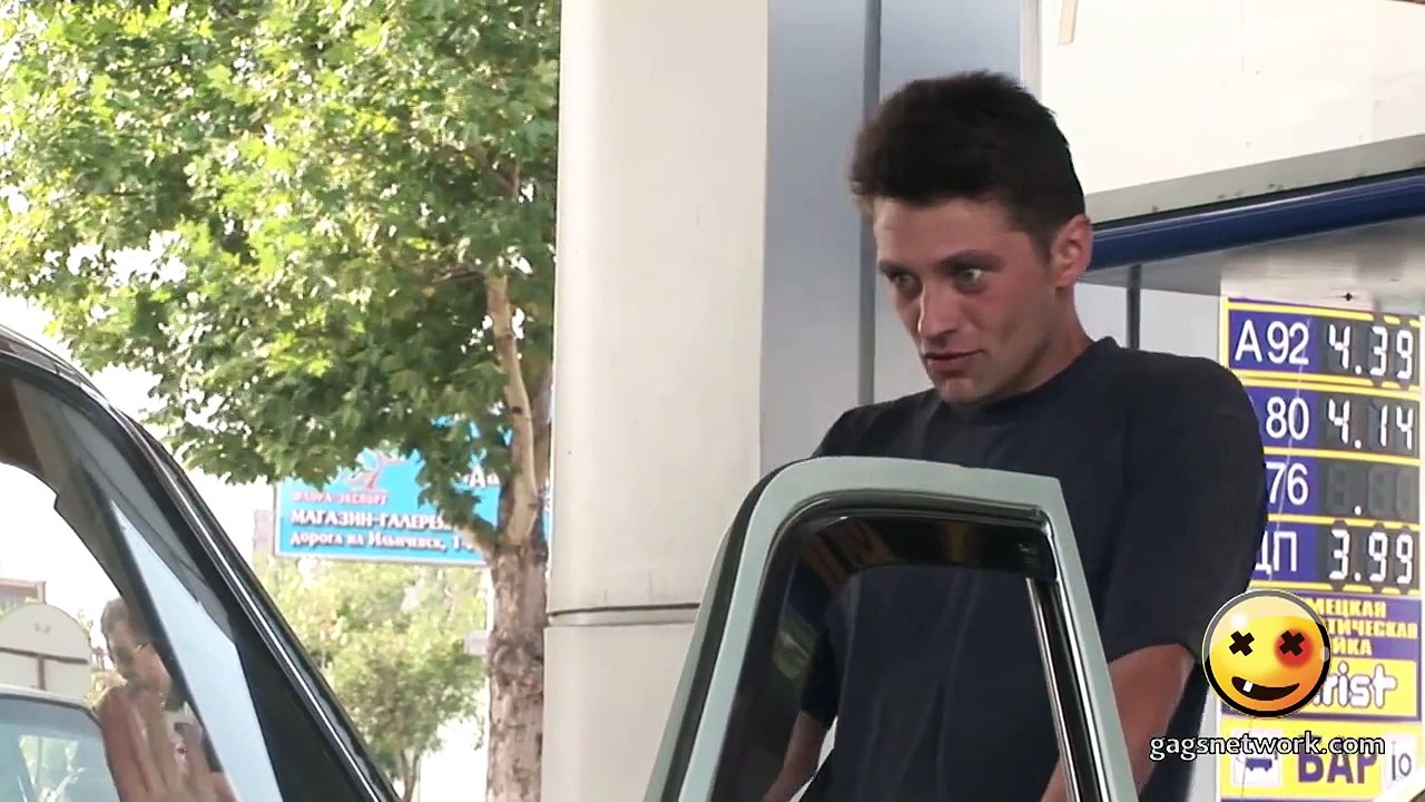 Naked At The Gas Station (HD)