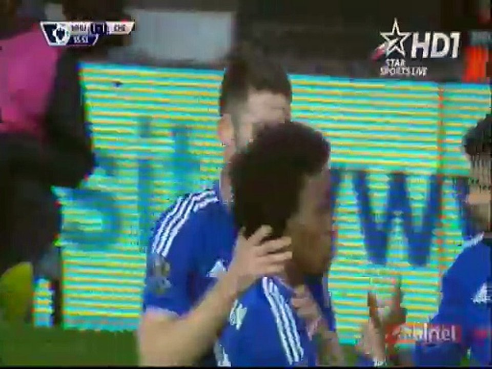 Gary Cahill Great Equalizer 1:0 Goal | West Ham United - Chelsea 24.10.2015 HD