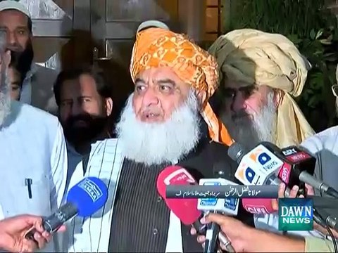Siraj ul Haq meets Molana Fazl ur Rehman