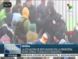 Se agrava situación de refugiados en frontera entre Serbia y Croacia