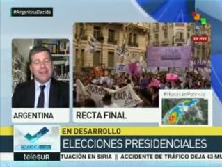 Argentina: denuncian operación mediática para entorpecer elecciones