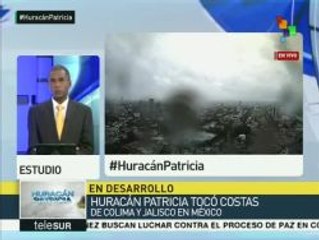 México: vientos y precipitaciones de "Patricia" preocupan a expertos