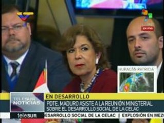 Maduro pide crear una agenda común para combatir la pobreza