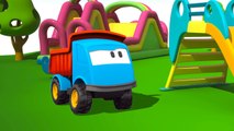 Leos TRUCKS! Song Childrens Educational Cartoons (Лева грузовичок